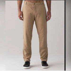 Lululemon Commission Pants Classic Qwick Chino Tan/Desert Sand Size 30